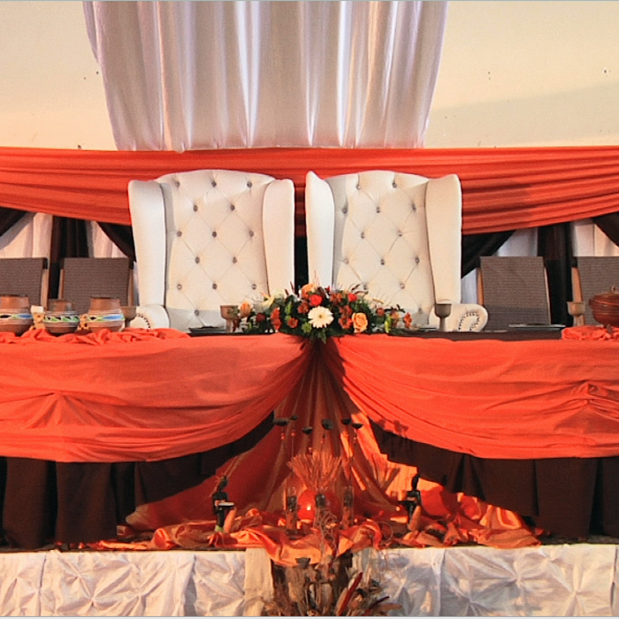 The wedding decor. Picture: OPW website
