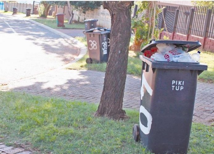 Only put Pikitup bins out on collection day, warns security company