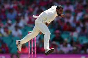India fast bowler Mohammed Shami