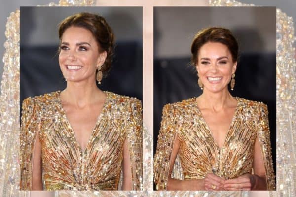 PICS: Kate Middleton glitters in gold at 007 premiere | The Citizen