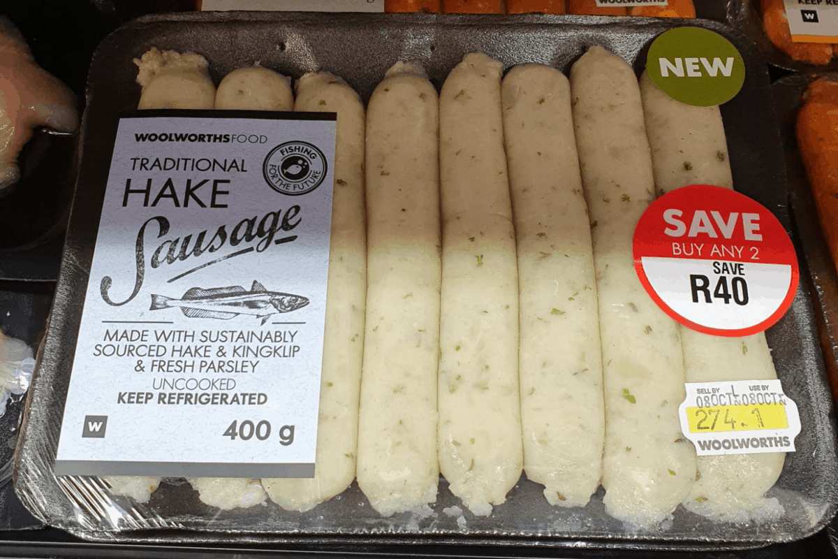 'Hake wors'? There's something fishy about Woolies' new seafood sausage