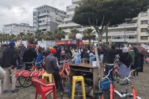 anti-vax protest sea point