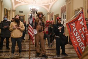US Capitol attack 'shaman' jailed for 41 months
