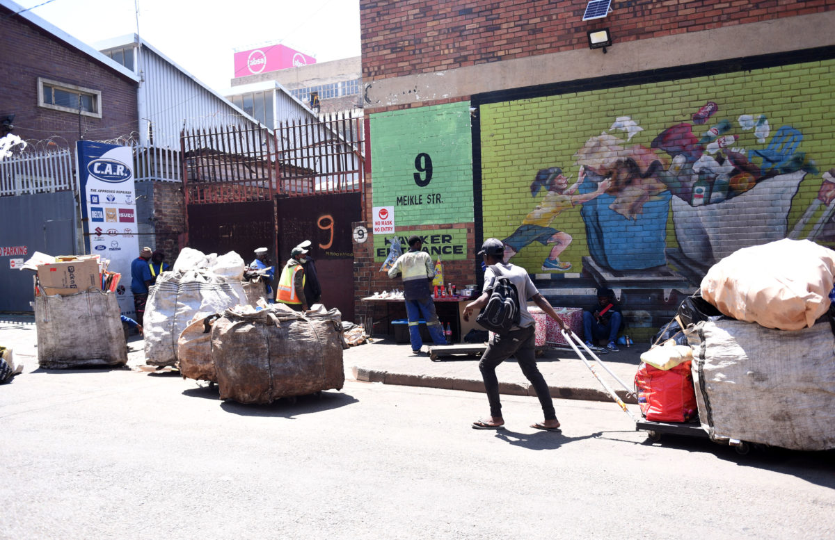 Joburg's trolley surfers Cleaning up and creating jobs The Citizen