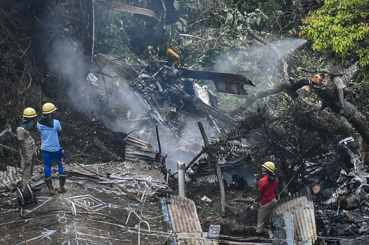 India defence chief among 13 dead in helicopter crash