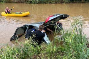hartbeest spruit flood drowing man body recovered