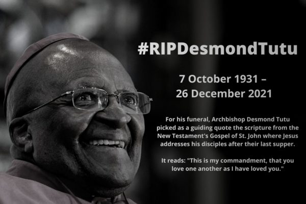 WATCH: Archbishop Emeritus Desmond Tutu's funeral service