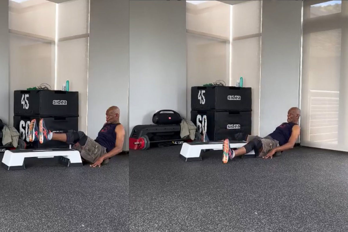 Connie Ferguson’s 86yearold Pops’ abs routine will put you to shame
