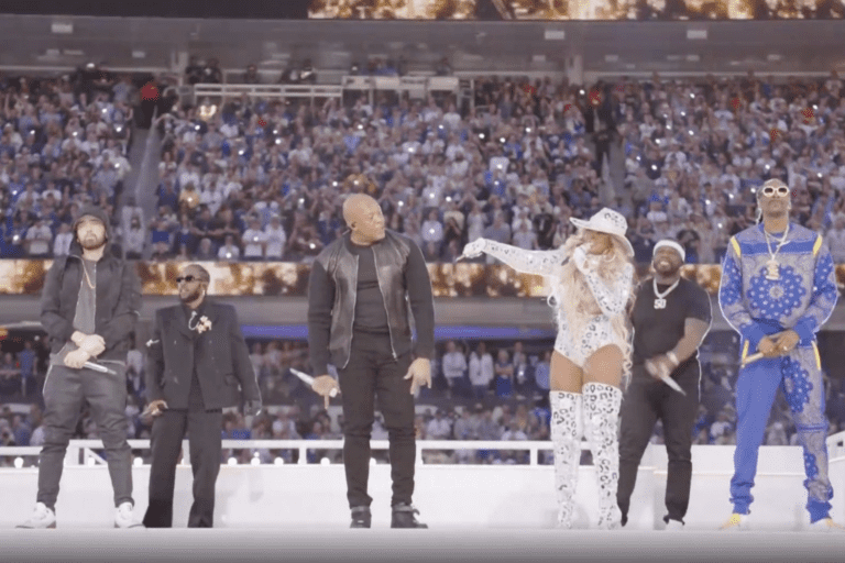 Dre, Snoop, Mary J Blige, Eminem, 50 Cent and Kendrick's epic Superbowl