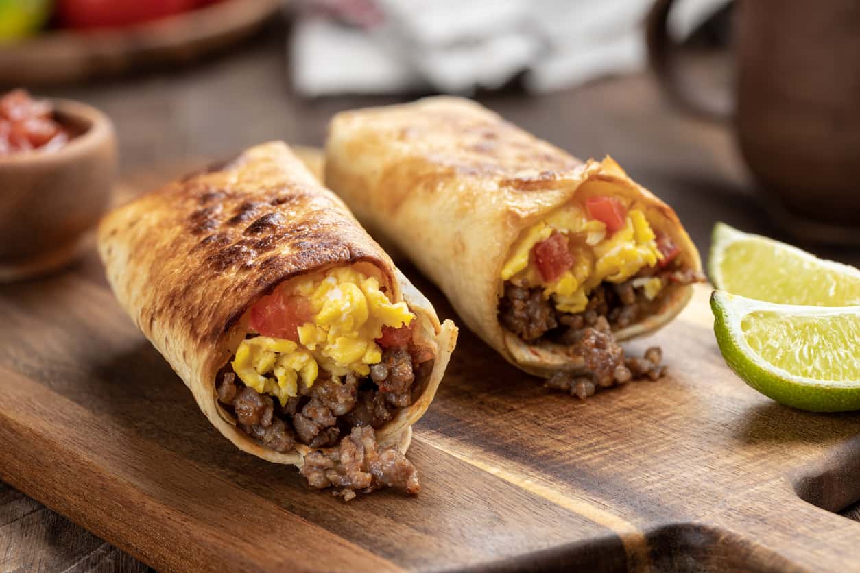 Breakfast burrito 