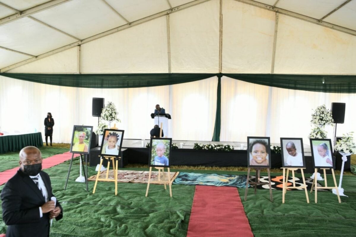 PICS: Mass funeral underway in PMB for KZN flood victims