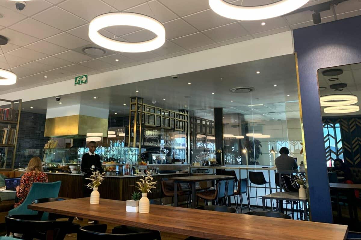 Watch Standard Bank airport lounge brings restaurant quality service