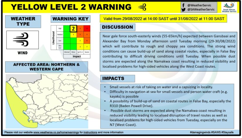 Weather update: Level 2 warning for damaging wind in parts of NC