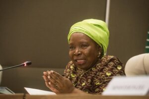 Cogta Minister Nkosazana Dlamini-Zuma.