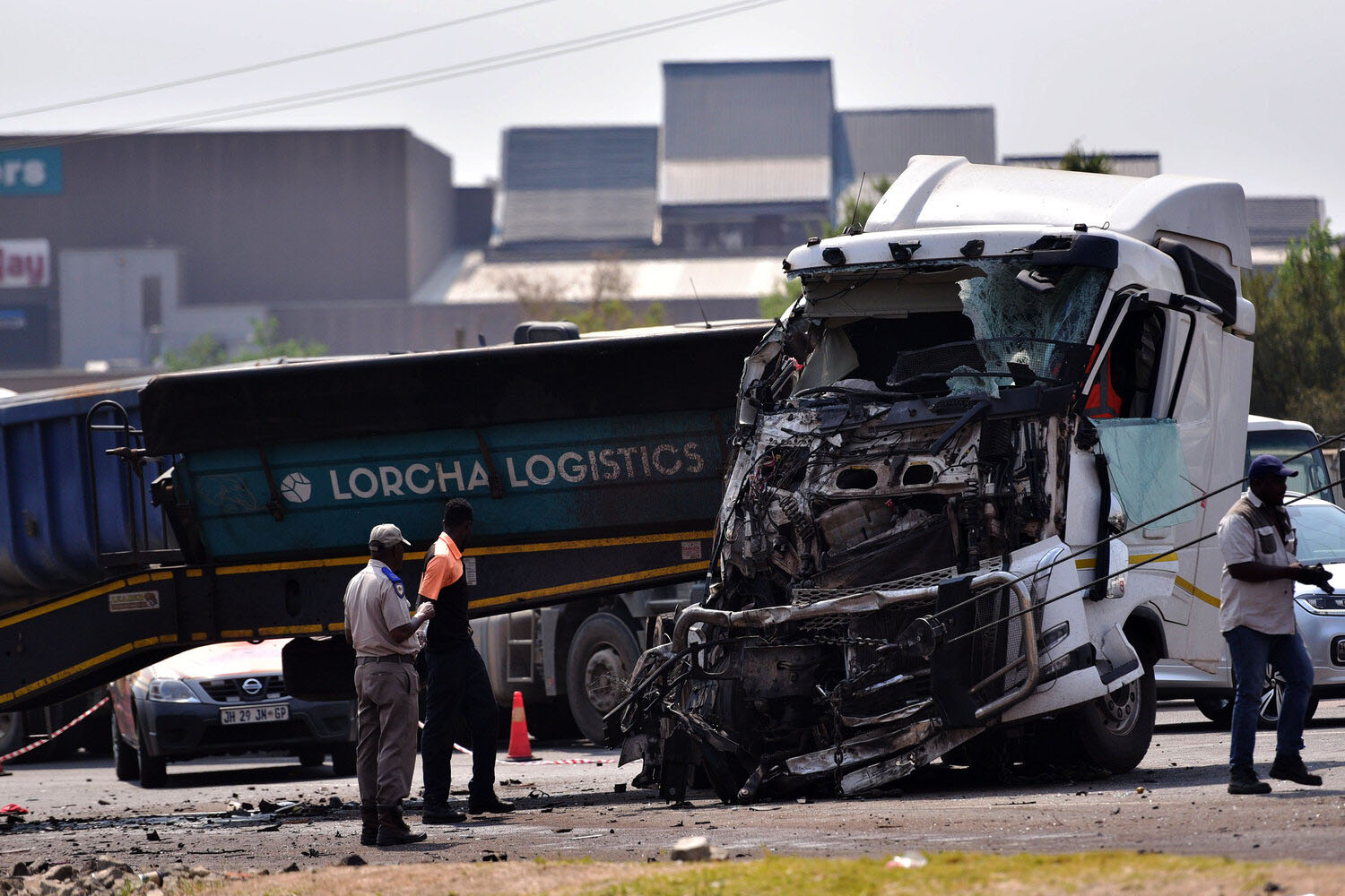 WATCH Horror truck crash in Krugersdorp leaves two dead, three injured