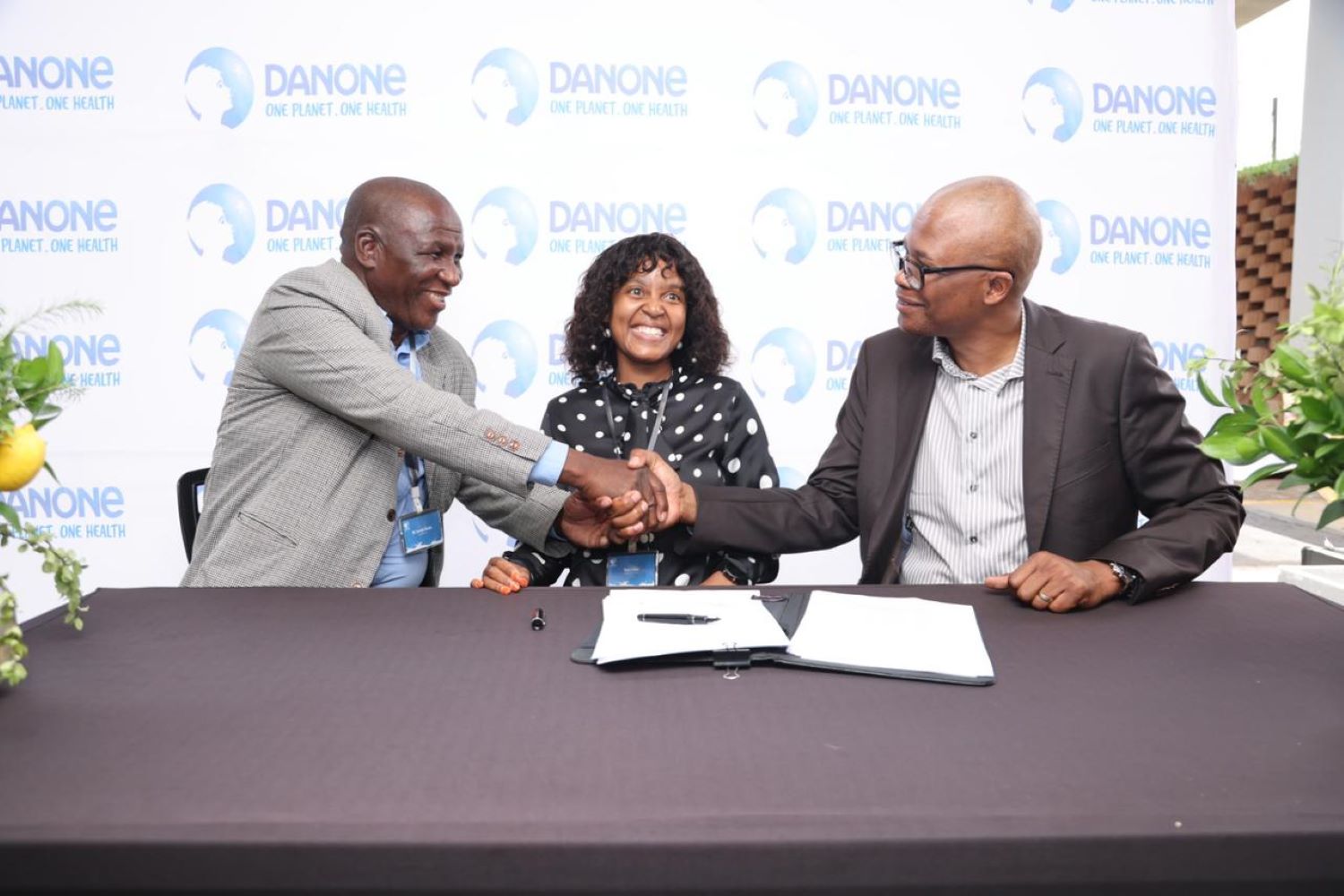 danone officials sign MoU