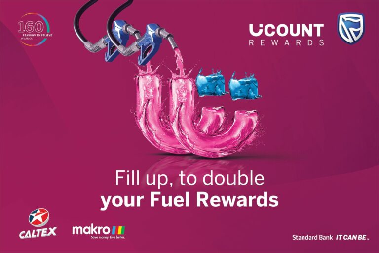 Get up to R10* back in fuel rewards with Standard Bank UCount