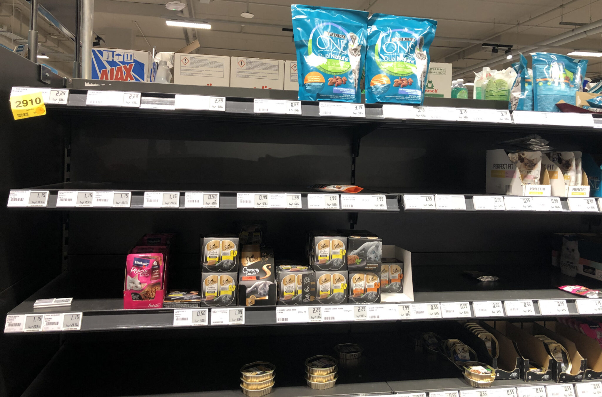 Empty shelves as German supermarkets resist price hikes The Citizen
