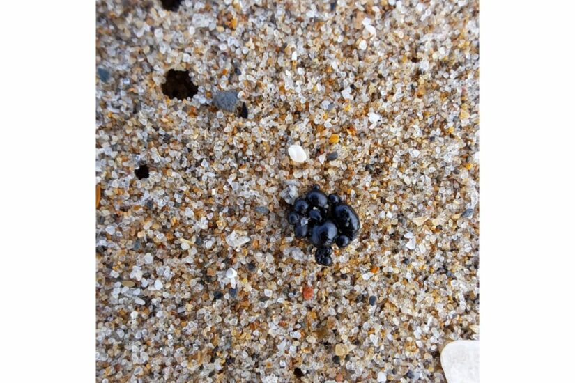 PICS Oil pellets wash up on Mossel Bay beaches, forcing closures