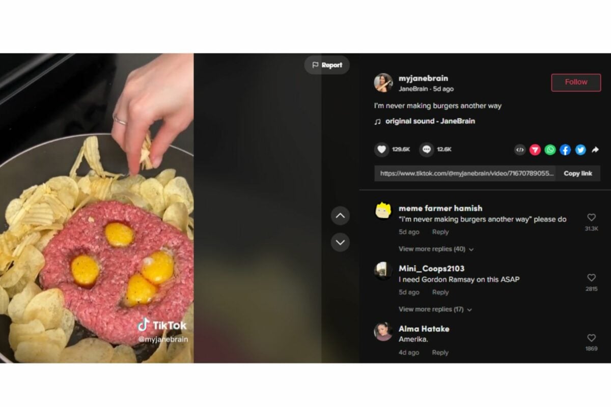 'I need Gordon Ramsay on this ASAP' viral TikTok 'burger' slammed