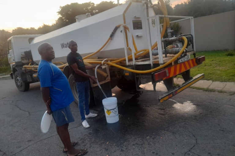 residents demanded illegal water connection from Joburg Water