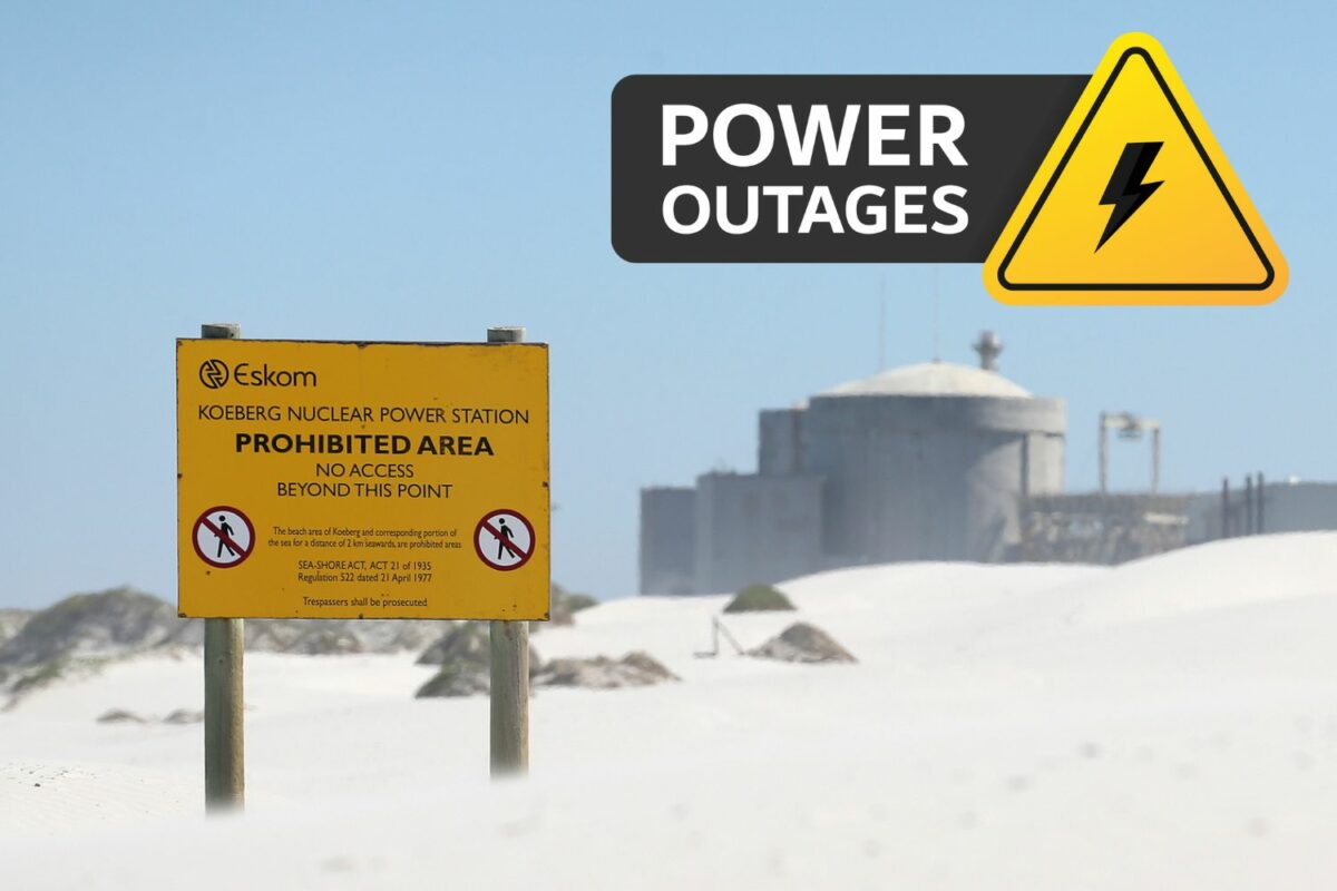 Stage 8 likely due to 'Koeberg copypaste spaza shop maintenance'