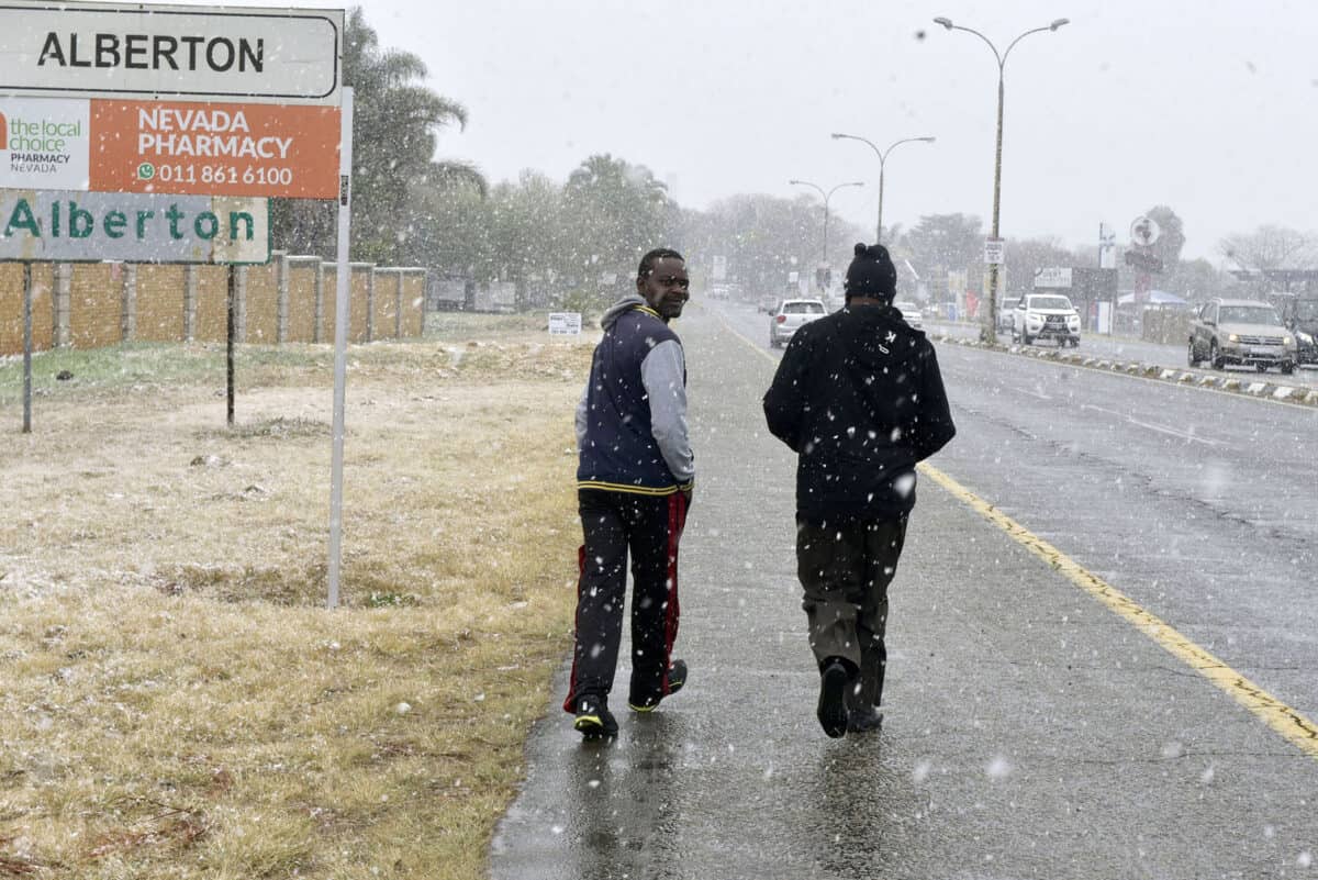 PICTURES Rare snow turns Joburg into winter wonderland The Citizen
