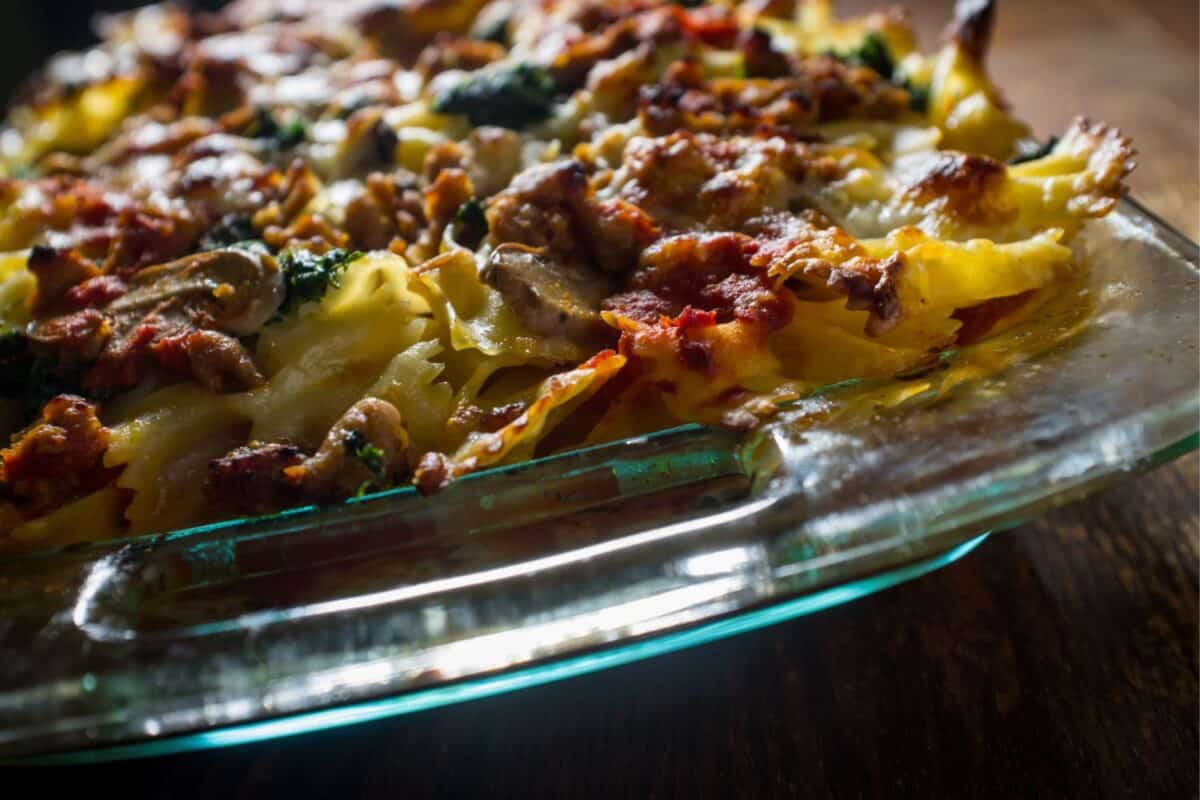 Recipe of the day Italian sausage bow tie pasta