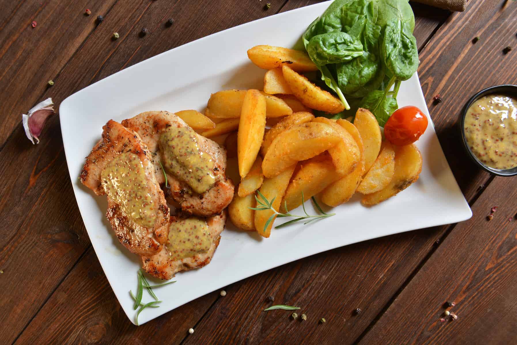 Recipe of the day Honey mustard chicken fillets and sweet potato recipe