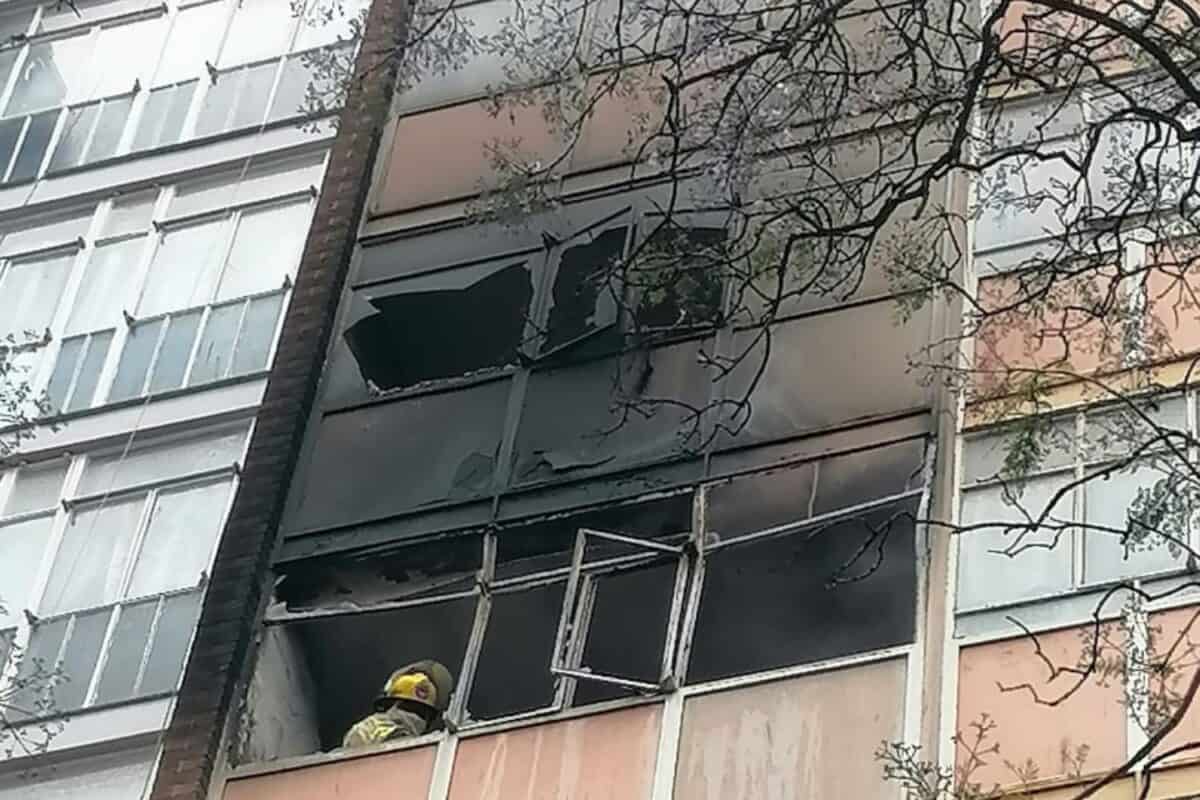 No injuries after fire breaks out at Joburg building