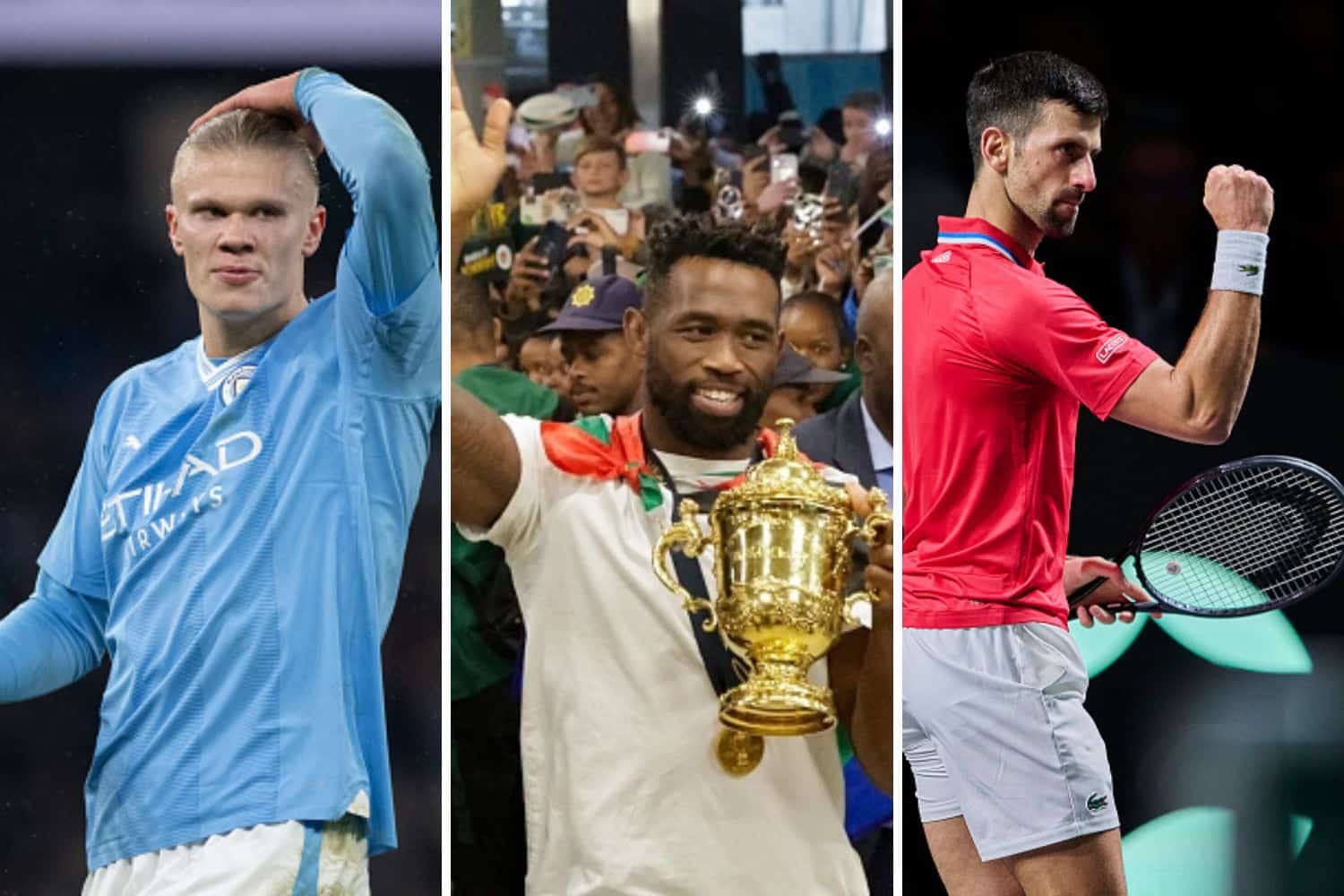 Siya Kolisi Comes Up Against Haaland Djokovic For BBC World Sport Star Siya Kolisi Comes Up Against Haaland Djokovic For BBC World Sport Star