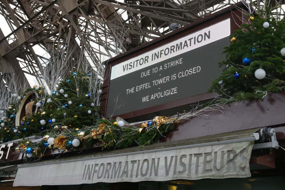 Eiffel Tower closed as staff go on strike The Citizen