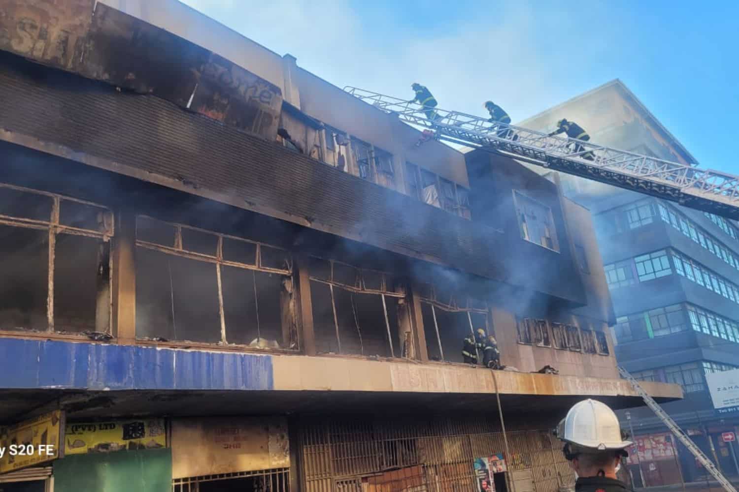 At Least Two Dead After Joburg CBD Building Goes Up In Flames