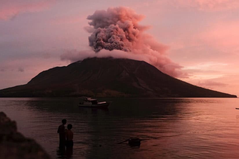 Indonesia volcano