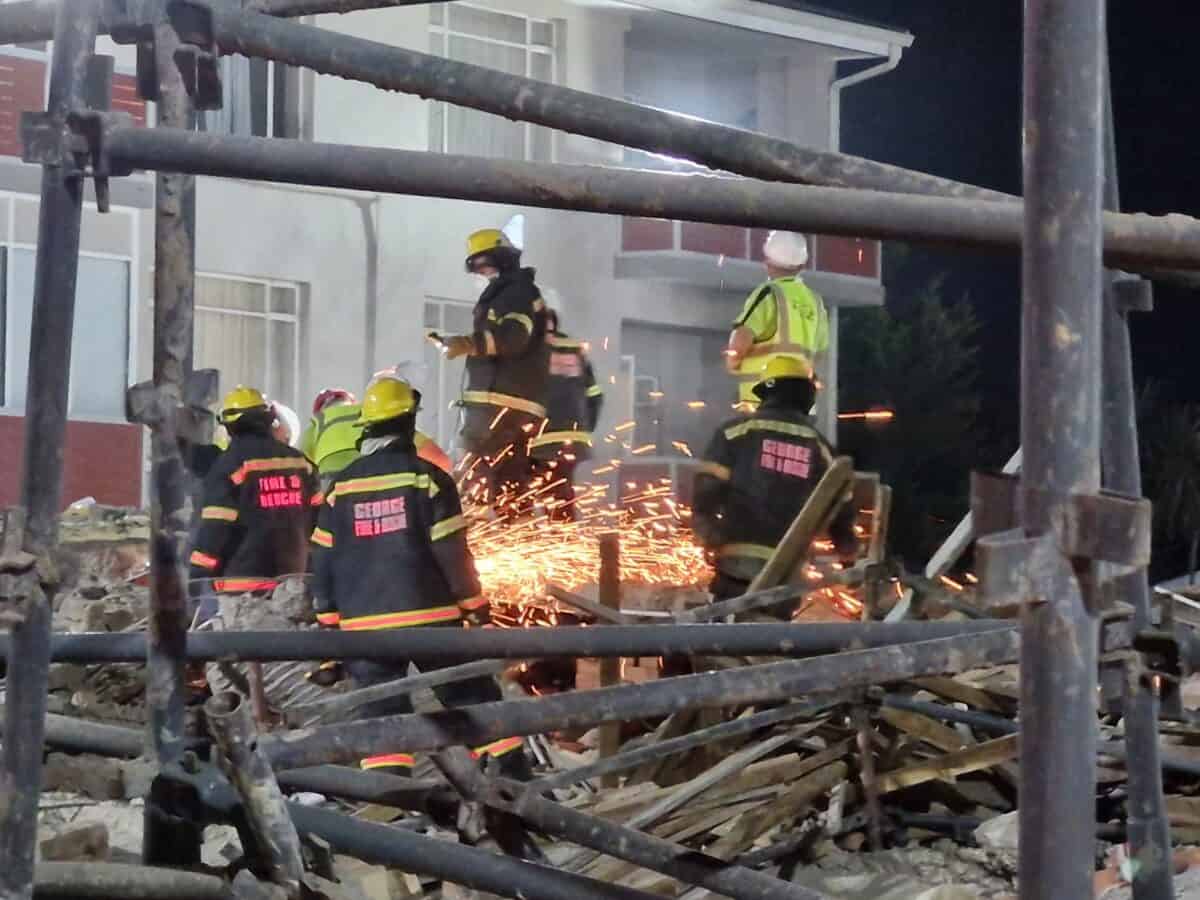 George building collapse: Six dead, 47 still trapped under rubble ...