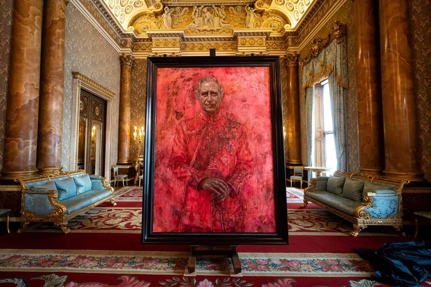 LOOK King Charles III Sees Red In New Portrait The Citizen