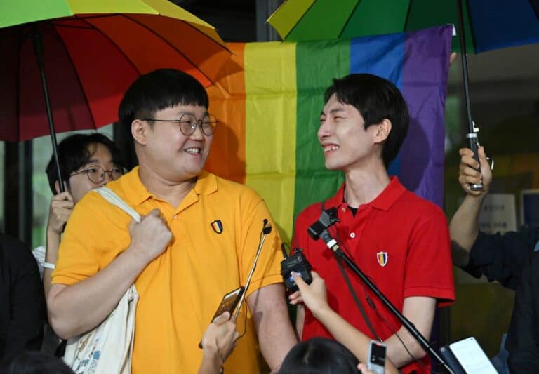 Top South Korea court hands gay couple 'historic' win on spouse rights