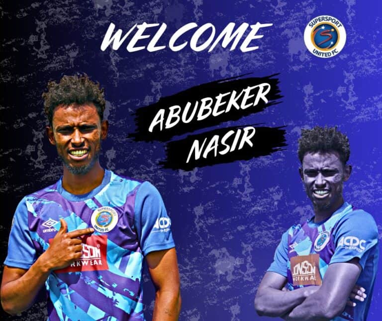 SuperSport United confirm the signing of Abubeker Nasir