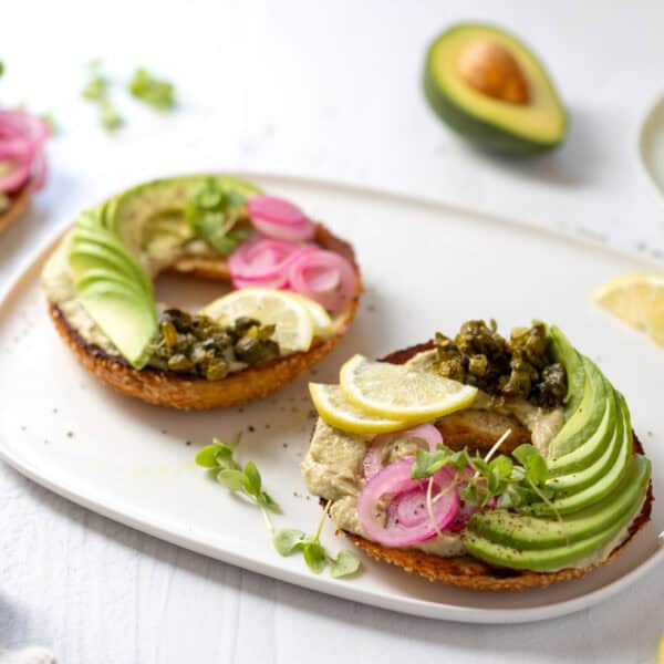 Tuna Avo Aioli Bagel Toasts, Picture supplied