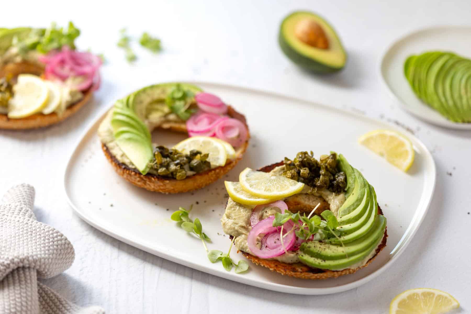 Tuna Avo Aioli Bagel Toasts, Picture supplied