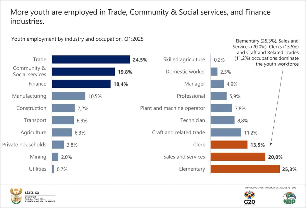 The dark picture of youth unemployment in South Africa