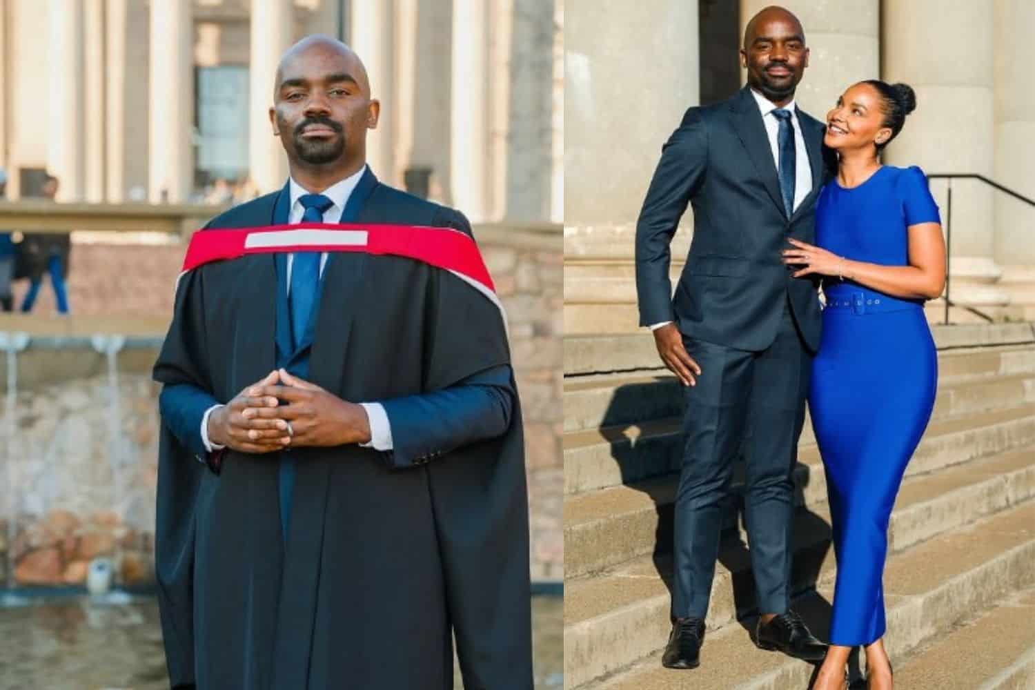 Dr Musa Mthombeni and Liesl Mthombeni. Picture: Instagram