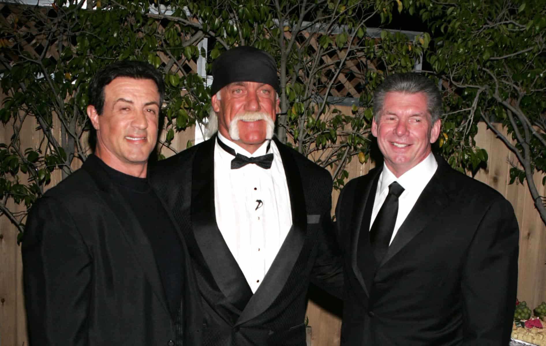 Hulk Hogan and Sylvester Stallone