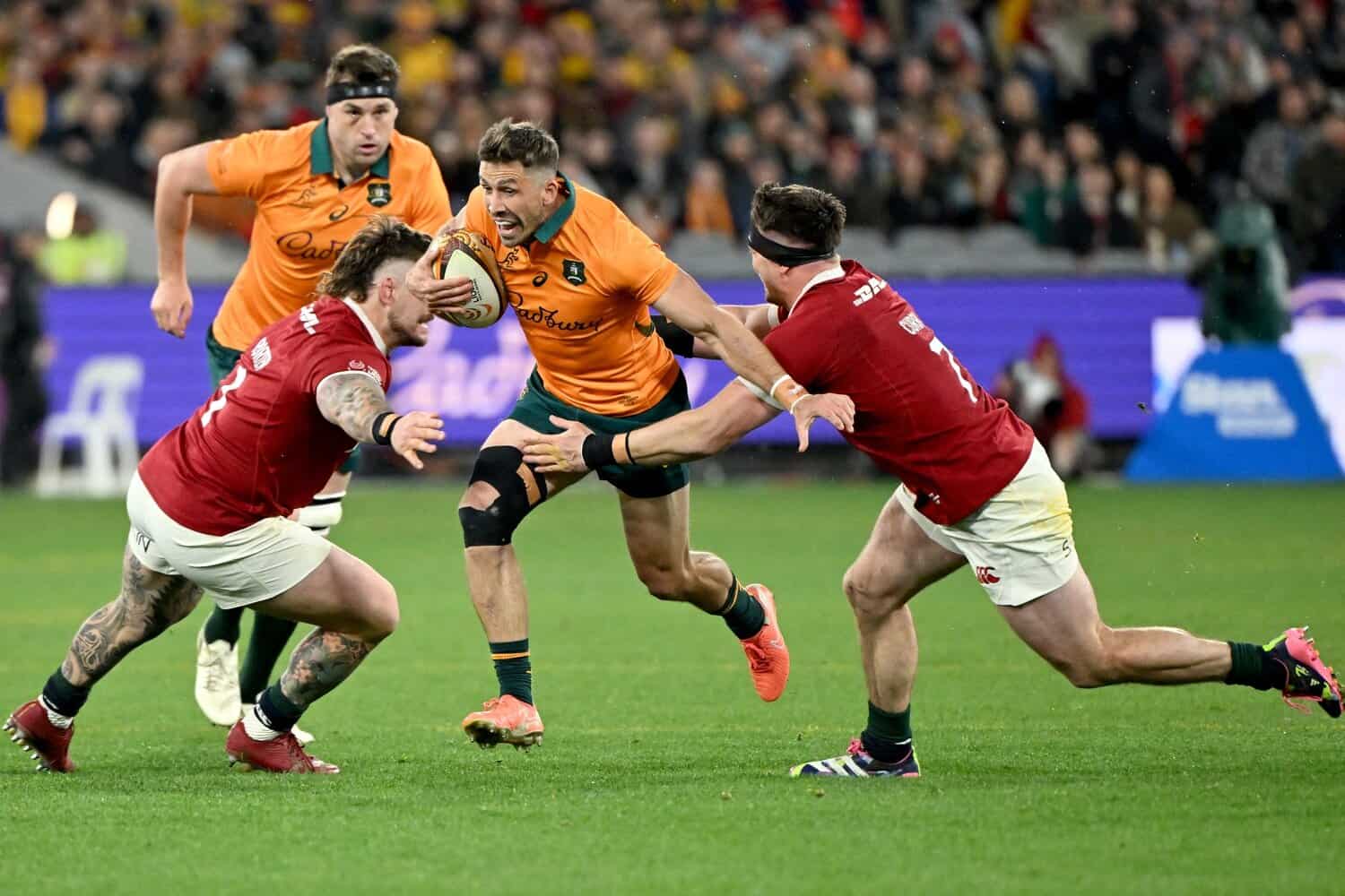 Australia upped the ante against the British & Irish Lions in Melbourne