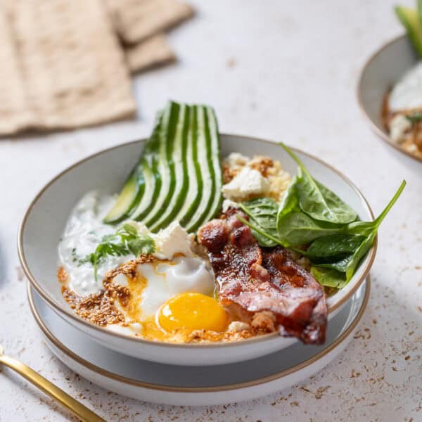 Avo Bulgur Wheat Breakfast Salad
