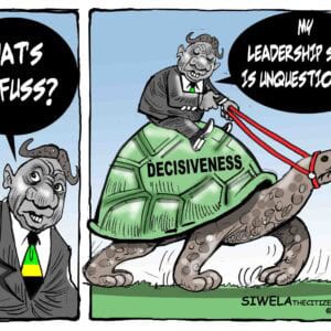 Cartoon Ramaphosa