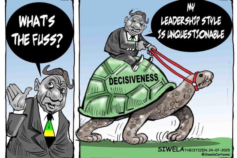 Cartoon Ramaphosa