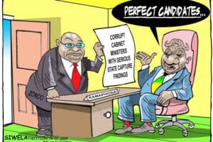 Cartoon Zondo Ramaphosa