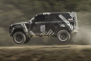 JLR testing Dakar prepped Defender Dakar D7X-R