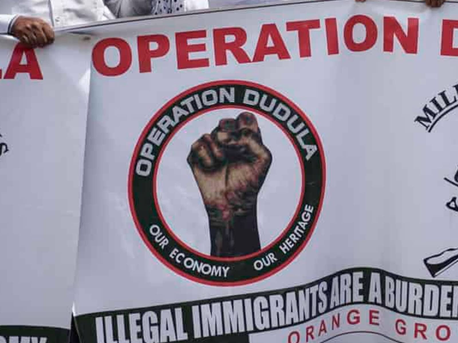 Operation Dudula say they just want what is right for South Africans.